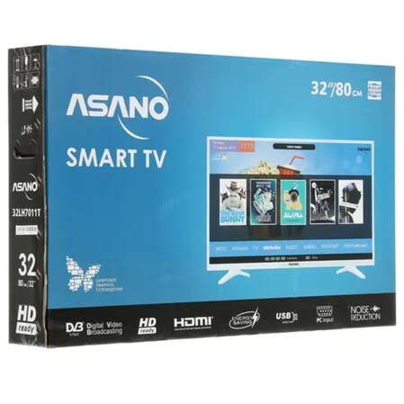 Телевизор 32" Asano 32LH7011T (HD 1366x768, Smart TV) белый