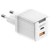 Сетевое зарядное устройство Wifit WiCharge GC1 45W USB A + Type-C белое