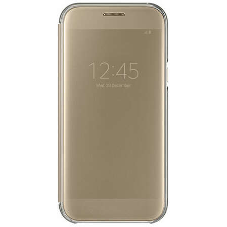 Чехол для Samsung Galaxy A5 (2017) SM-A520F Clear View Cover золотистый