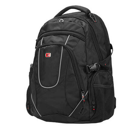 16" Рюкзак для ноутбука Continent BP-304, нейлоновый, черный