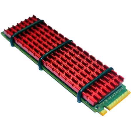 Радиатор на SSD M.2 GELID SubZero (HS-M2-SSD-A-4) Red