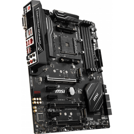 Материнская плата MSI X470 Gaming Pro Max X470 Socket AM4 4xDDR4, 6xSATA3, RAID, 2xM.2, 3xPCI-E16x, 4xUSB3.0, 1xUSB3.1, USB3.0 Type C, DVI-D, HDMI, Glan, ATX