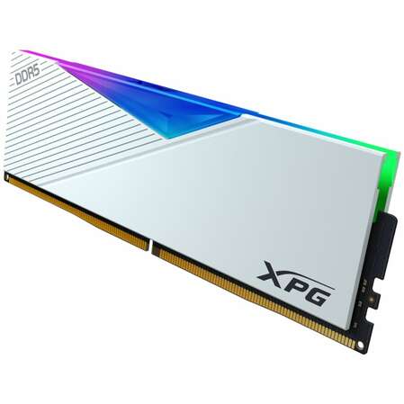 Модуль памяти DIMM 16Gb DDR5 PC48000 6000MHz ADATA Lancer RGB White (AX5U6000C3016G-DCLARWH)
