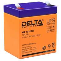Батарея Delta HR 12-21W 12V 5Ah (Battery replacement APC rbc30, rbc43, rbc44, sybt2 90мм/101мм/70мм)