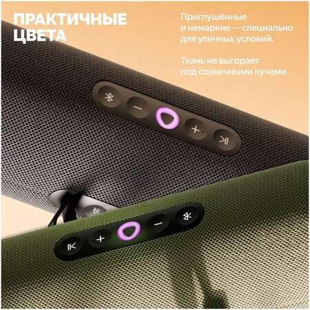 Умная колонка Яндекс Станция Стрит с голосовым помощником Алиса Black
