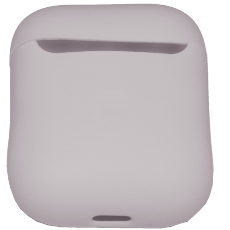 Чехол силиконовый Brosco для Apple AirPods 2 розовый песок