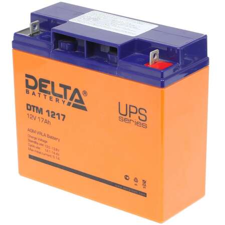 Батарея Delta DTM 1217, 12V  17Ah (Battary replacement APC rbc7, rbc55, rbc11 181мм/77мм/167мм)