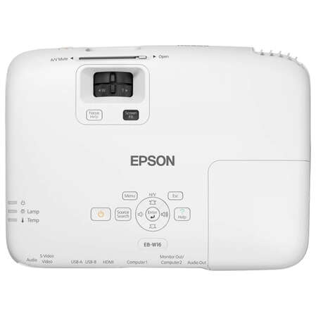 Проектор Epson EB-W16 LCDx3 1280x800 3000 Ansi Lm
