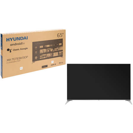 Телевизор 65" Hyundai H-LED65QBU7500 (4K UHD 3840x2160, Smart TV) черный