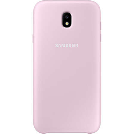 Чехол для Samsung Galaxy J7 (2017) SM-J730FM Dual layer Cover розовый 