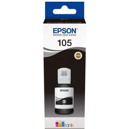 Чернила EPSON 105BK Black для L7160/L7180 140мл C13T00Q140
