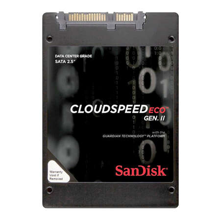 Внутренний SSD-накопитель 480Gb SanDisk SDLF1DAR-480G-1JA2 SATA3 2.5" CloudSpeed Eco II 