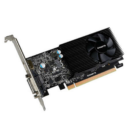 Видеокарта Gigabyte GeForce GT 1030 2048Mb, GT 1030 GV-N1030D5-2GL DVI-D, HDMI Ret