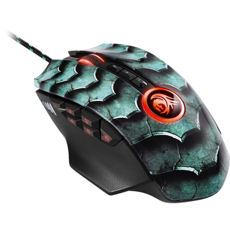Мышь Sharkoon Drakonia II Green проводная