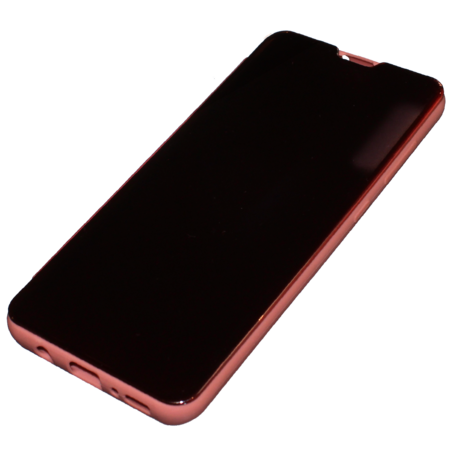 Чехол для Samsung Galaxy A70 (2019) SM-A705\A70S (2019) SM-A707 Zibelino CLEAR VIEW розово-золотистый