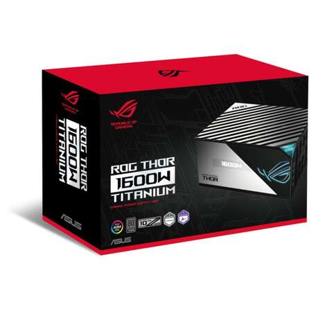 Блок питания 1600W ASUS Toughpower ROG THOR 1600W Titanium (ROG-THOR-1600T-GAMING)