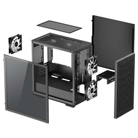 Корпус MicroATX Minitower Deepcool MATREXX 40 3FS черный