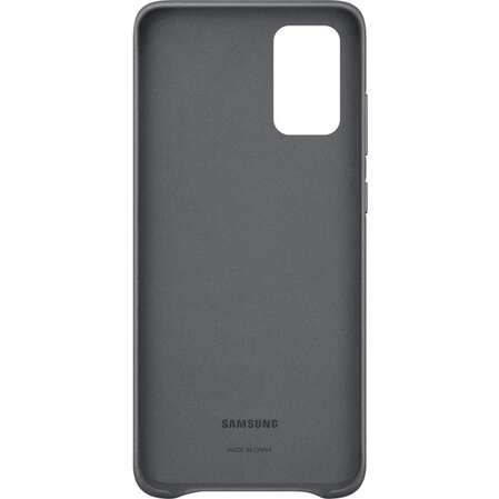 Чехол для Samsung Galaxy S20+ SM-G985 Leather Cover серый