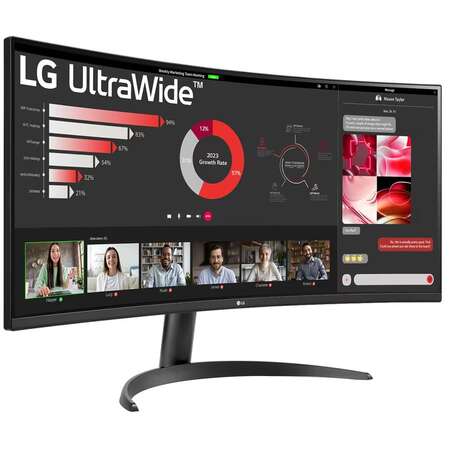 Монитор 34" LG UltraWide 34WR50QK-B VA 3440x1440 5 ms HDMI, DisplayPort