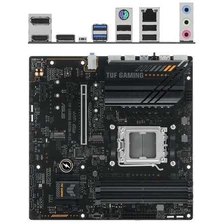 Материнская плата ASUS TUF Gaming A620M-Plus A620 Socket AM5 4xDDR5, 4xSATA3, 2xM.2, 1xPCI-E16x, 2xUSB3.2, 2xDP, HDMI, 2.5Glan, mATX