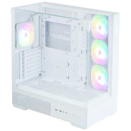 Корпус ATX Miditower Zalman P40 Prism Plus White