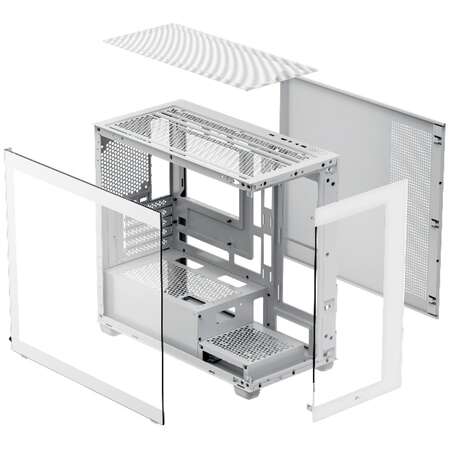Корпус MicroATX Miditower Ocypus Gamma C52 WH White