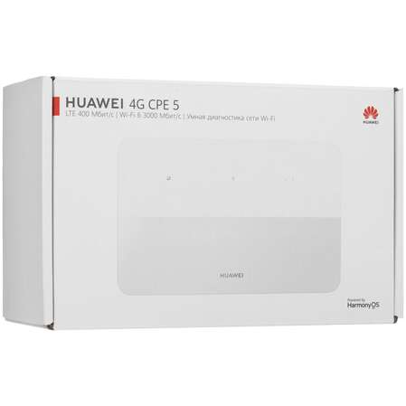 Беспроводной маршрутизатор Huawei B636-336 Wi-Fi 802.11n, 802.11ac, 802.11ax 2.4+5 ГГц 400 Мбит/с белый