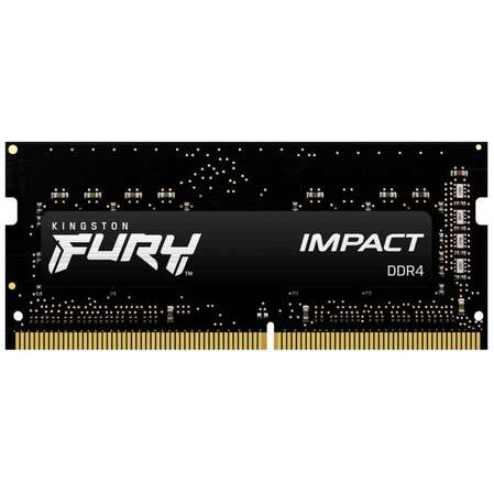 Модуль памяти SO-DIMM DDR4 16Gb PC25600 3200Mhz Kingston Fury Impact (KF432S20IB/16)