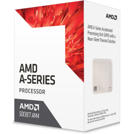 Процессор AMD A10-9700, 3.5ГГц, (Turbo 3.8ГГц), 4-ядерный, Сокет AM4, BOX
