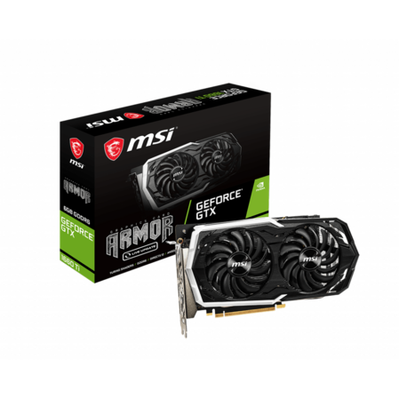 Видеокарта MSI GeForce GTX 1660 Ti 6144Mb, Armor 6G HDMI, 3xDP Ret