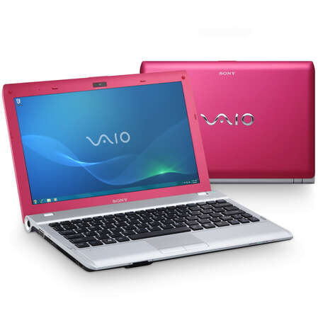 Ноутбук Sony VPC-YB2L1R/P E-350/2Gb/320Gb/HD6310/noOD/WF/BT/11.6"/Win7 HB pink