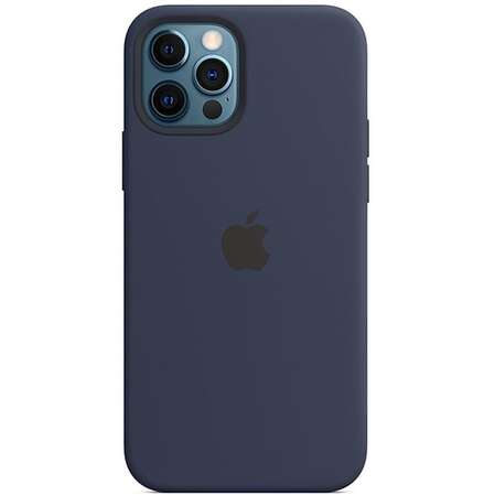 Чехол для Apple iPhone 12\12 Pro Silicone Case with MagSafe Deep Navy