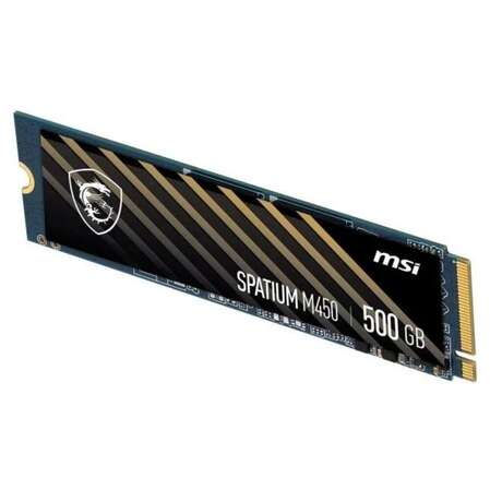 Внутренний SSD-накопитель 500Gb MSI Spatium M450 S78-440K090-P83 M.2 2280 PCIe NVMe 4.0 x4