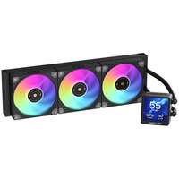 Система водяного охлаждения Coolleo ICE GOD LCD BK 360 ARGB Black (ICE-GOD-LCD-BK) S115x/1200/1700/1851, AM4/AM5