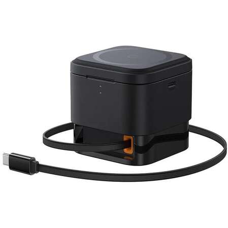Беспроводная зарядная панель 2 в 1 Для IPhone, Airpods Baseus MagPro Cube 15W Grey