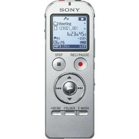 Диктофон SONY ICD-UX533 4GB, серебристый