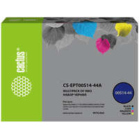Картридж Cactus CS-EPT00S14-44A 103 многоцветный набор 4x70мл для Epson L1110 Ecotank/L3100/L3101/L3110/L3150/L3151