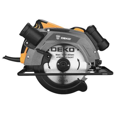 Циркулярная пила Deko CS1250-D, 1250Вт, 165мм диск 083-1100