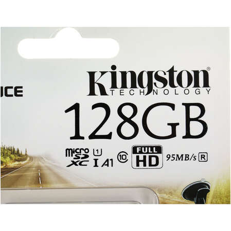 Карта памяти Micro SecureDigital 128Gb Kingston High Endurance SDXC class 10 UHS-I (SDCE/128GB)