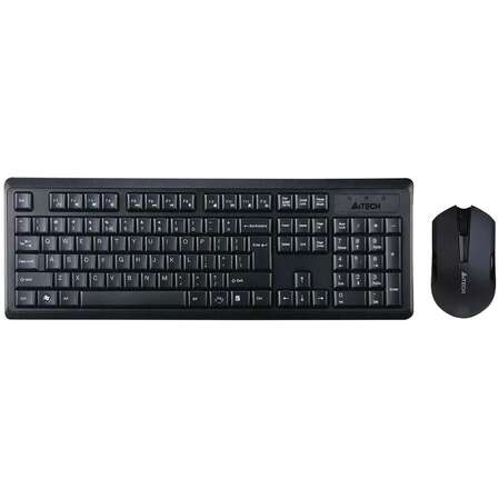 Клавиатура+мышь A4Tech V-Track 4200N Black