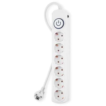 Сетевой фильтр Ippon BK-6-EU-5-10-W 6 розеток 5м белый