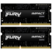 Модуль памяти SO-DIMM DDR4 64Gb (2x32Gb) PC21300 2666Mhz Kingston Fury Impact (KF426S16IBK2/64)