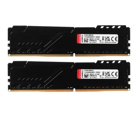 Модуль памяти DIMM 32Gb 2х16Gb DDR4 PC28800 3600MHz Kingston Fury Beast Black (KF436C18BBK2/32)