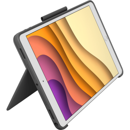 Чехол для Apple iPad (2020)\iPad (2021) Logitech Combo Touch Black