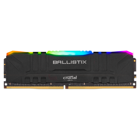 Модуль памяти DIMM 8Gb DDR4 PC24000 3000MHz Crucial Ballistix RGB Black (BL8G30C15U4BL)