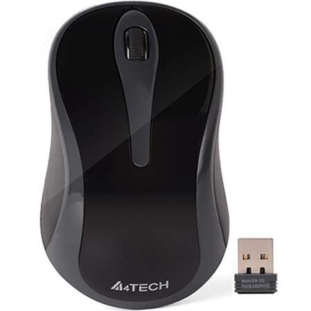 Мышь беспроводная A4Tech V-Track G3-280A Grey/Black Wireless
