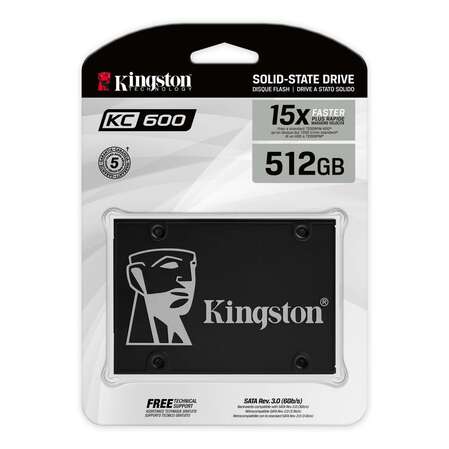 Внутренний SSD-накопитель 512Gb Kingston SKC600/512G SATA3 2.5" KC600  Series