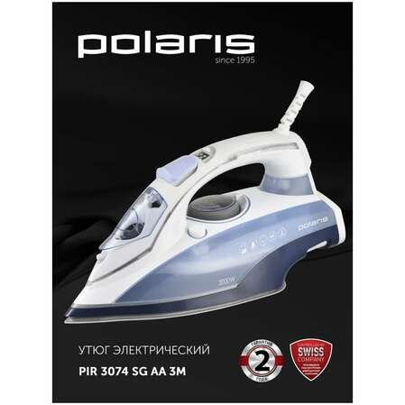 Утюг Polaris PIR 3074 SG AA белый/голубой