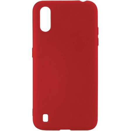 Чехол для Samsung Galaxy A01 SM-A015 Zibelino Soft Matte красный