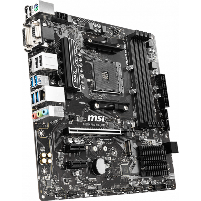 Msi b450 pro vdh max подключение